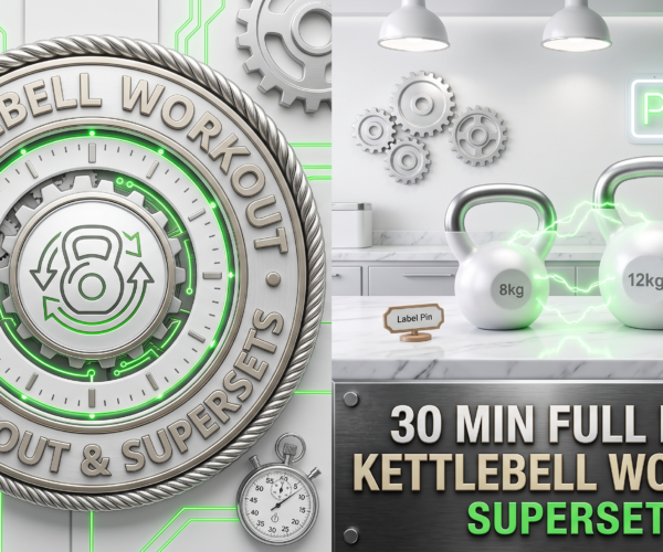 30 Min Full Body KETTLEBELL WORKOUT cover